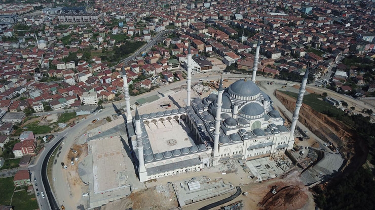Çamlıca Camii inşaatında sona gelindi!