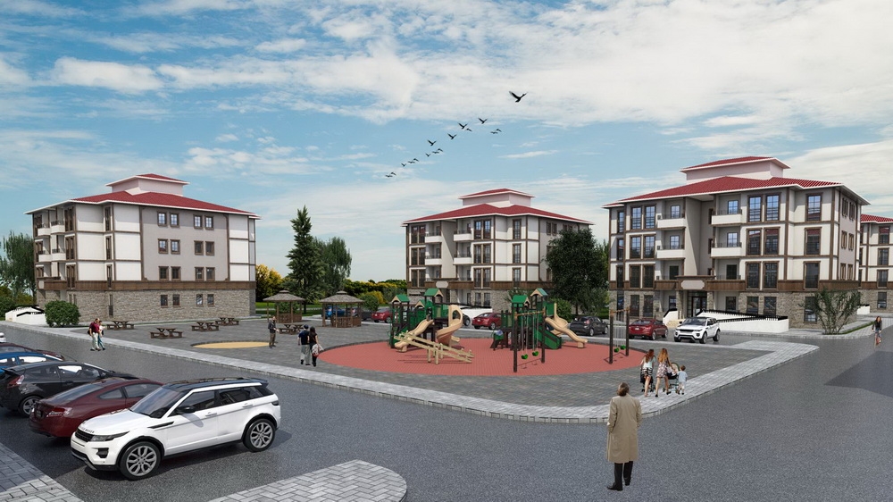 Çorum Kargı'da yöresel mimaride bir mahalle inşa ediliyor!