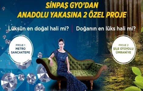 Sinpaş GYO Sancaktepe ve Ümraniye projeleri ön talepte!
