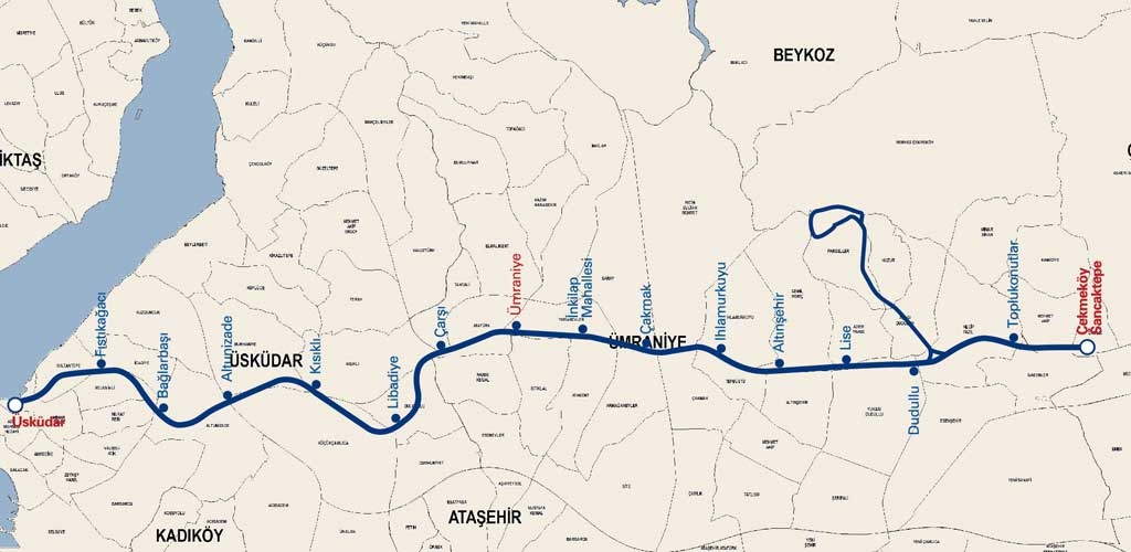 Üsküdar-Ümraniye-Çekmeköy Metrosunun test sürüşleri Ocak'ta başlıyor!
